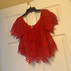 Free people lace shirt